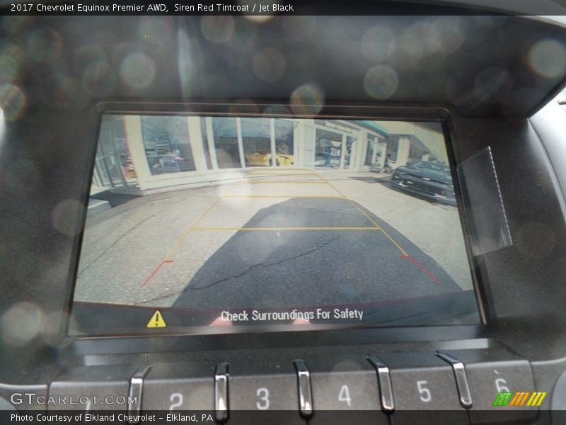 Siren Red Tintcoat / Jet Black 2017 Chevrolet Equinox Premier AWD