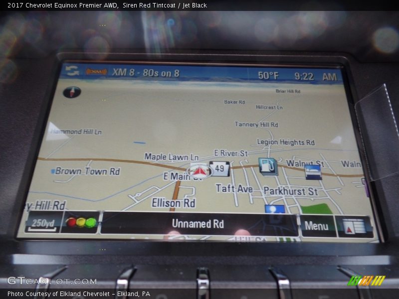 Siren Red Tintcoat / Jet Black 2017 Chevrolet Equinox Premier AWD
