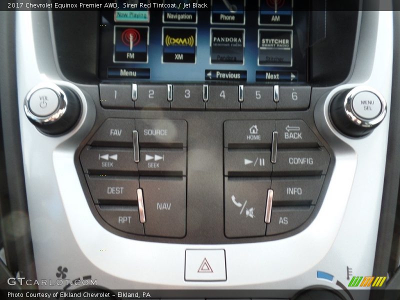 Siren Red Tintcoat / Jet Black 2017 Chevrolet Equinox Premier AWD