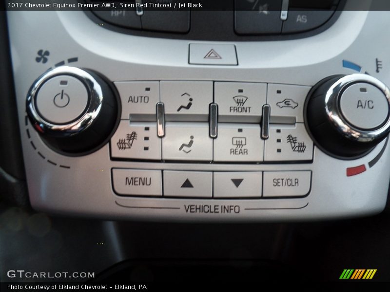 Siren Red Tintcoat / Jet Black 2017 Chevrolet Equinox Premier AWD