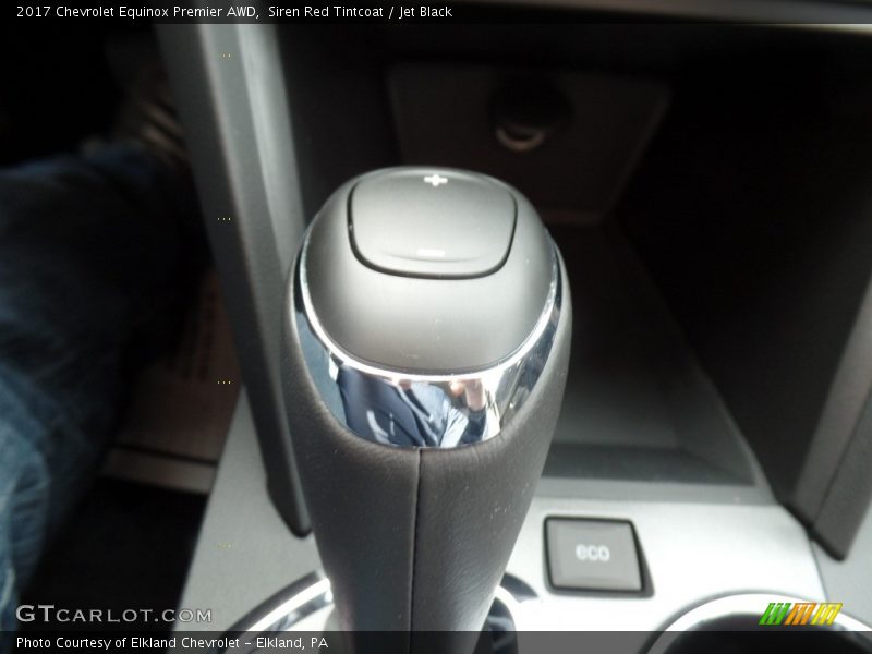 Siren Red Tintcoat / Jet Black 2017 Chevrolet Equinox Premier AWD