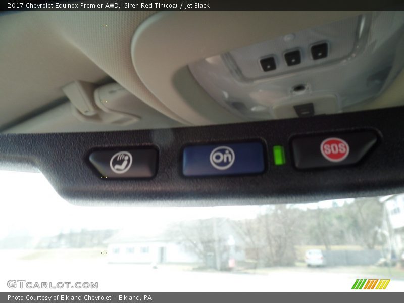 Siren Red Tintcoat / Jet Black 2017 Chevrolet Equinox Premier AWD