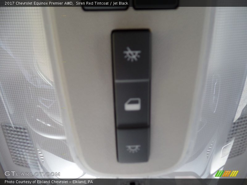 Siren Red Tintcoat / Jet Black 2017 Chevrolet Equinox Premier AWD