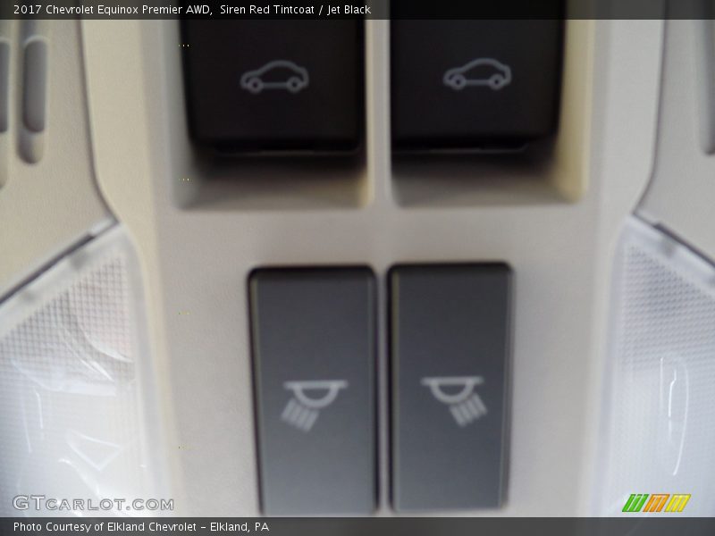 Siren Red Tintcoat / Jet Black 2017 Chevrolet Equinox Premier AWD