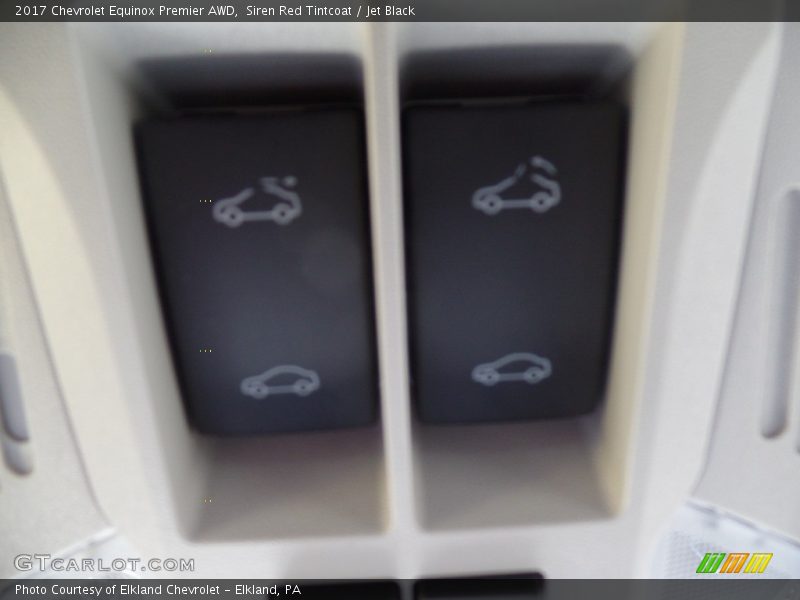 Siren Red Tintcoat / Jet Black 2017 Chevrolet Equinox Premier AWD