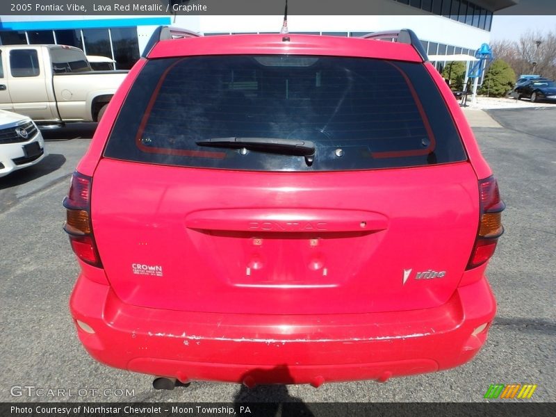 Lava Red Metallic / Graphite 2005 Pontiac Vibe