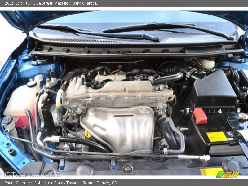 Blue Streak Metallic / Dark Charcoal 2015 Scion tC