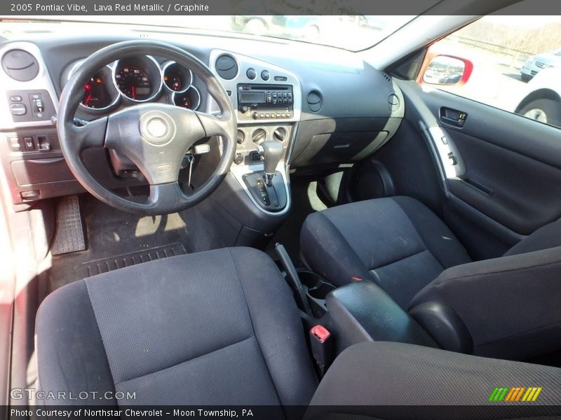 Lava Red Metallic / Graphite 2005 Pontiac Vibe