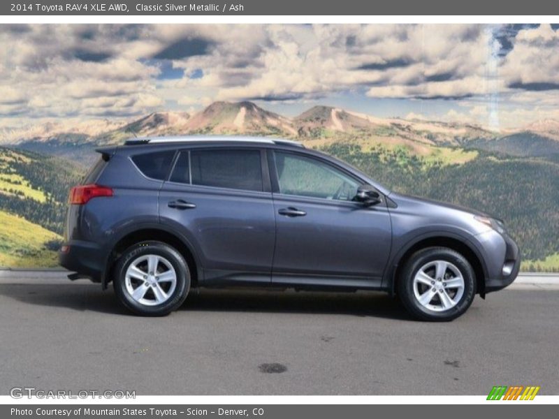 Classic Silver Metallic / Ash 2014 Toyota RAV4 XLE AWD