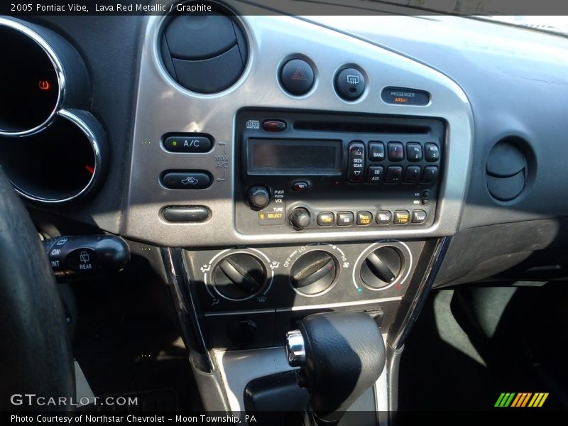 Lava Red Metallic / Graphite 2005 Pontiac Vibe