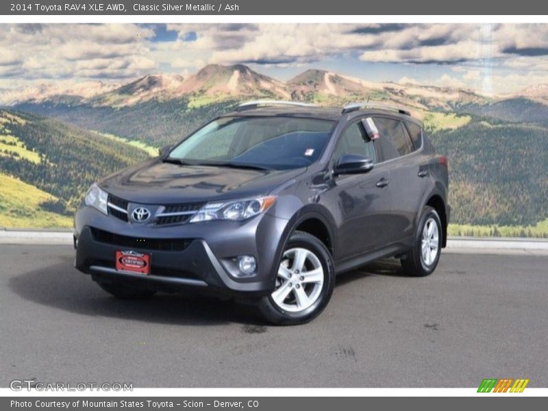 Classic Silver Metallic / Ash 2014 Toyota RAV4 XLE AWD