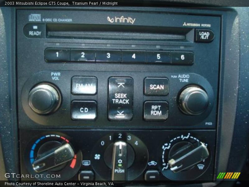 Titanium Pearl / Midnight 2003 Mitsubishi Eclipse GTS Coupe