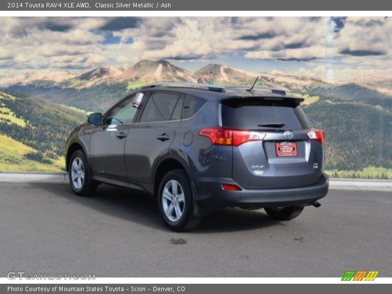 Classic Silver Metallic / Ash 2014 Toyota RAV4 XLE AWD