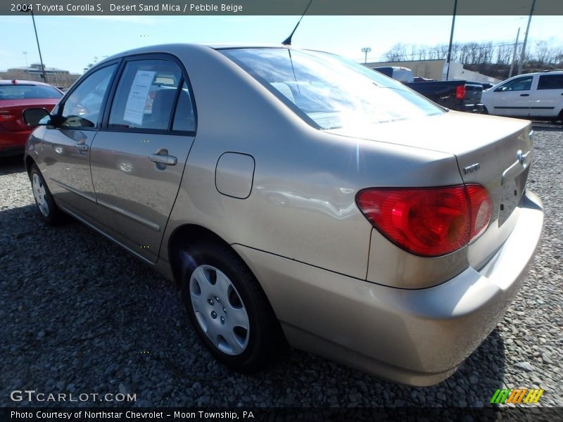 Desert Sand Mica / Pebble Beige 2004 Toyota Corolla S