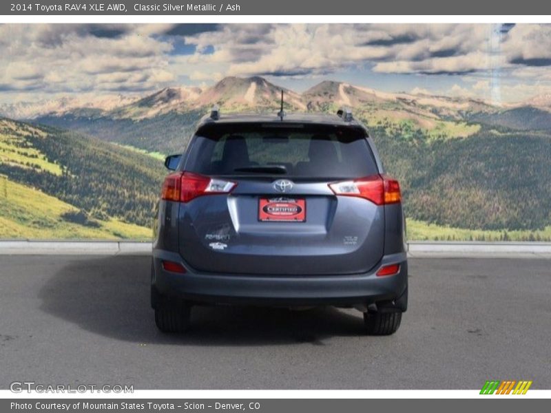 Classic Silver Metallic / Ash 2014 Toyota RAV4 XLE AWD