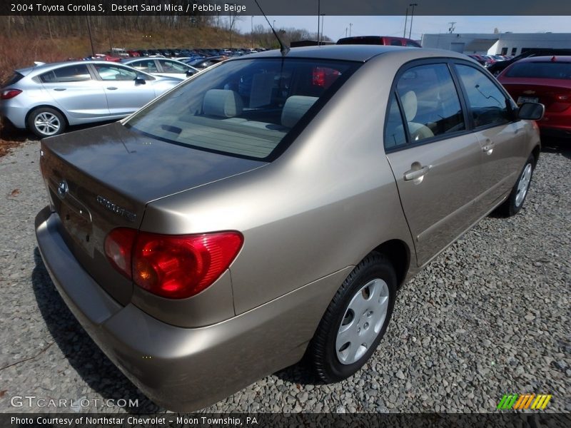 Desert Sand Mica / Pebble Beige 2004 Toyota Corolla S