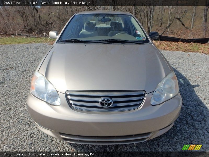 Desert Sand Mica / Pebble Beige 2004 Toyota Corolla S