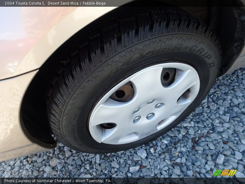 Desert Sand Mica / Pebble Beige 2004 Toyota Corolla S