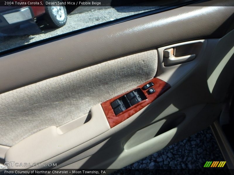 Desert Sand Mica / Pebble Beige 2004 Toyota Corolla S