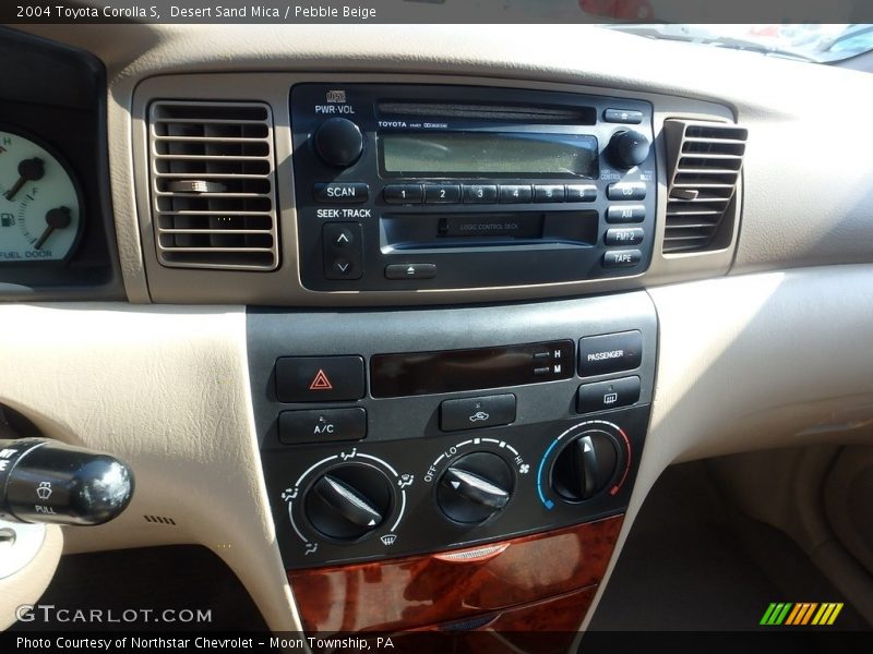 Desert Sand Mica / Pebble Beige 2004 Toyota Corolla S