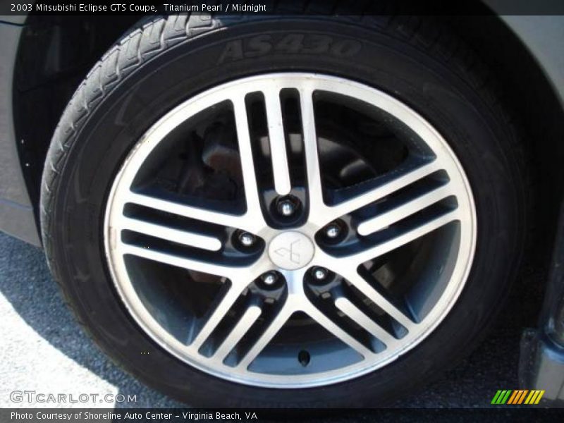 Titanium Pearl / Midnight 2003 Mitsubishi Eclipse GTS Coupe
