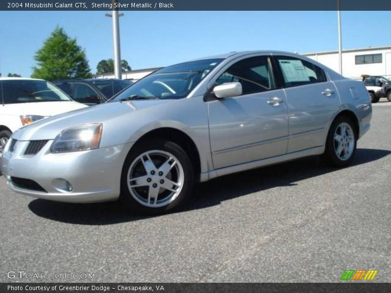 Sterling Silver Metallic / Black 2004 Mitsubishi Galant GTS