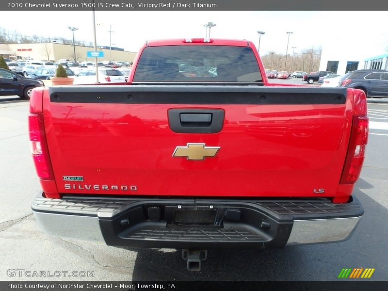 Victory Red / Dark Titanium 2010 Chevrolet Silverado 1500 LS Crew Cab