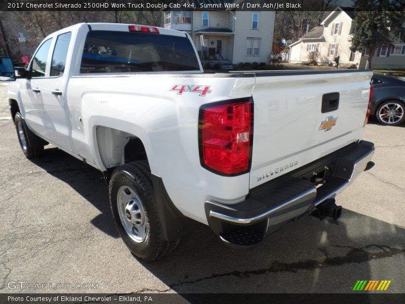 Summit White / Dark Ash/Jet Black 2017 Chevrolet Silverado 2500HD Work Truck Double Cab 4x4