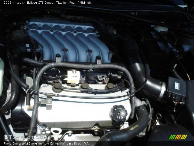 Titanium Pearl / Midnight 2003 Mitsubishi Eclipse GTS Coupe