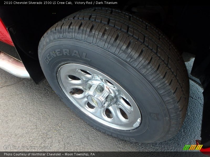 Victory Red / Dark Titanium 2010 Chevrolet Silverado 1500 LS Crew Cab