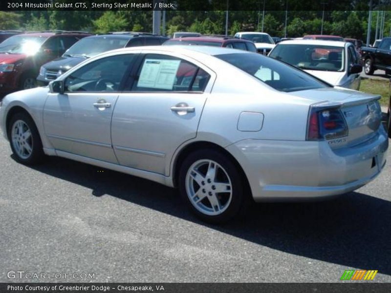 Sterling Silver Metallic / Black 2004 Mitsubishi Galant GTS