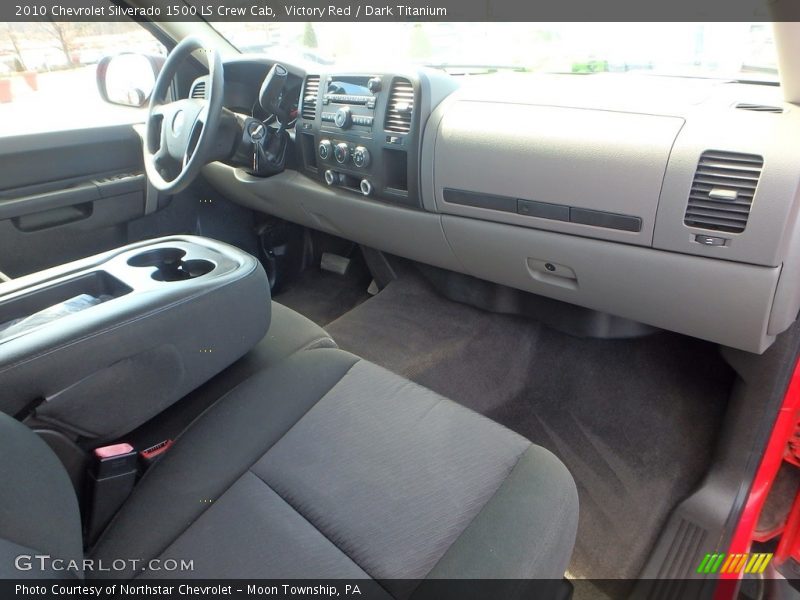 Victory Red / Dark Titanium 2010 Chevrolet Silverado 1500 LS Crew Cab