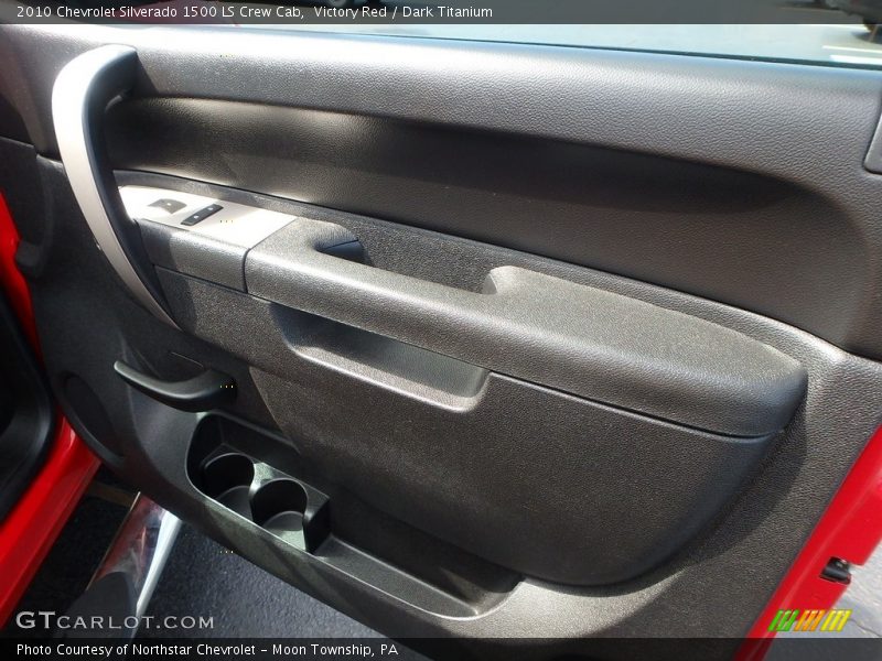 Victory Red / Dark Titanium 2010 Chevrolet Silverado 1500 LS Crew Cab