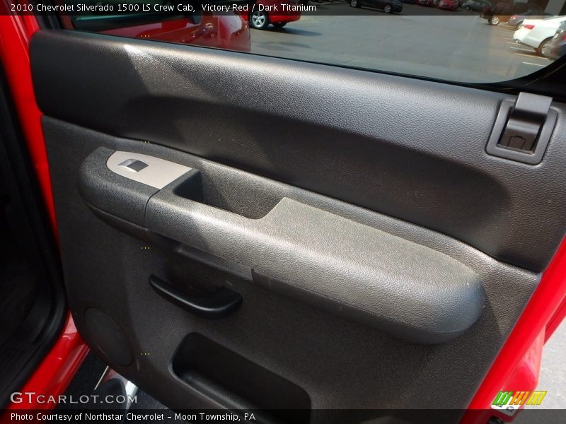 Victory Red / Dark Titanium 2010 Chevrolet Silverado 1500 LS Crew Cab
