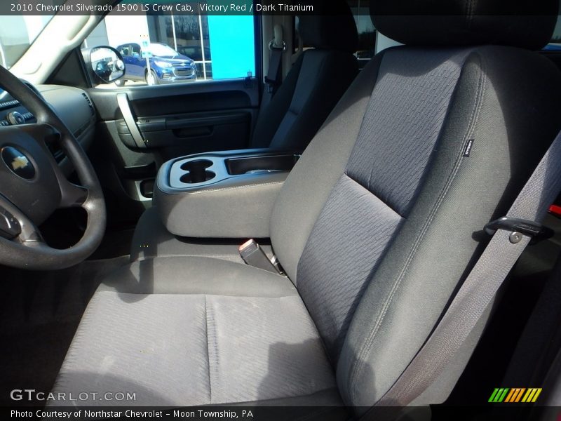 Victory Red / Dark Titanium 2010 Chevrolet Silverado 1500 LS Crew Cab