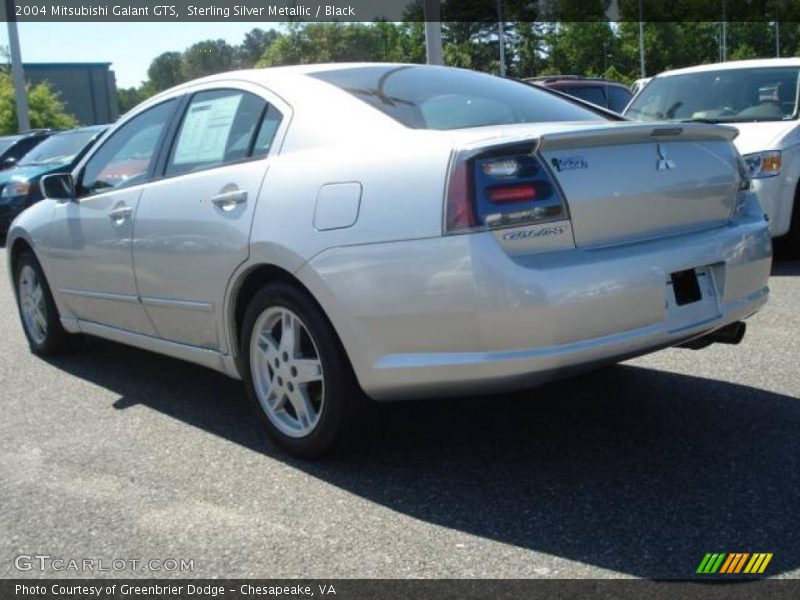 Sterling Silver Metallic / Black 2004 Mitsubishi Galant GTS
