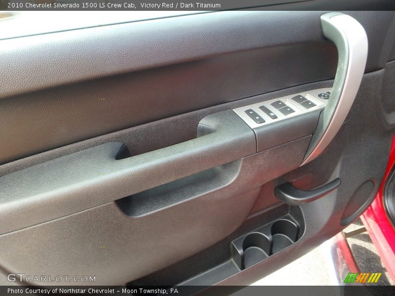 Victory Red / Dark Titanium 2010 Chevrolet Silverado 1500 LS Crew Cab