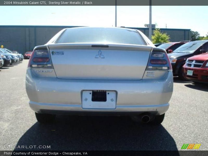 Sterling Silver Metallic / Black 2004 Mitsubishi Galant GTS