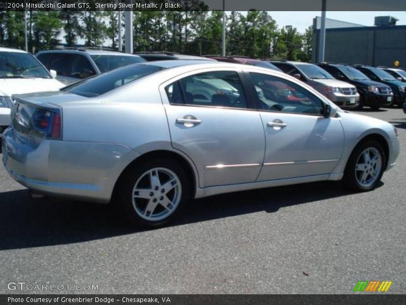 Sterling Silver Metallic / Black 2004 Mitsubishi Galant GTS