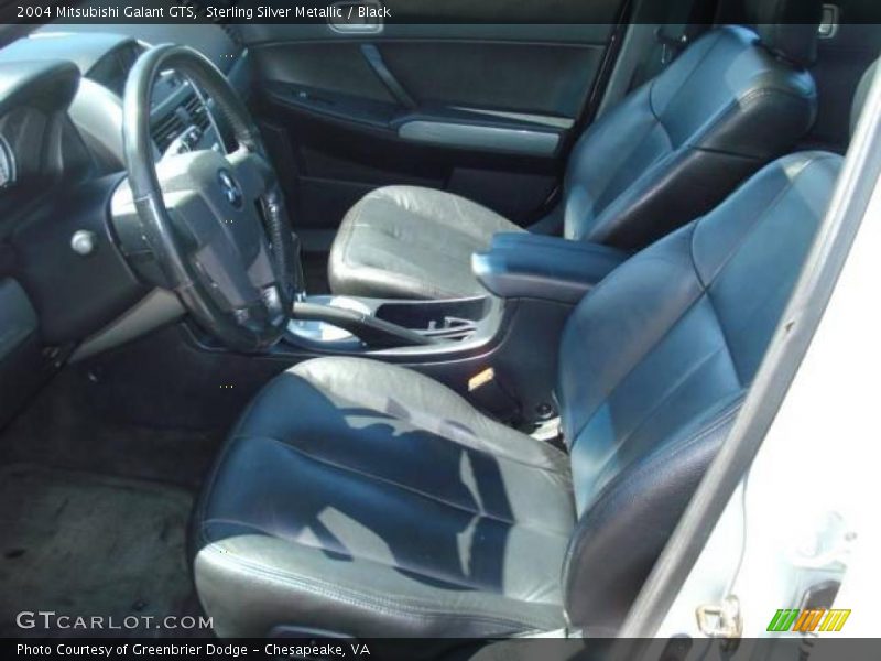 Sterling Silver Metallic / Black 2004 Mitsubishi Galant GTS