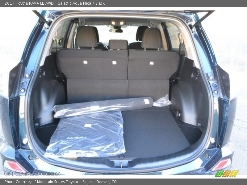 Galactic Aqua Mica / Black 2017 Toyota RAV4 LE AWD