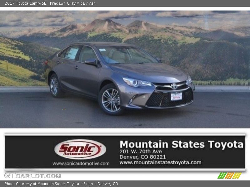 Predawn Gray Mica / Ash 2017 Toyota Camry SE
