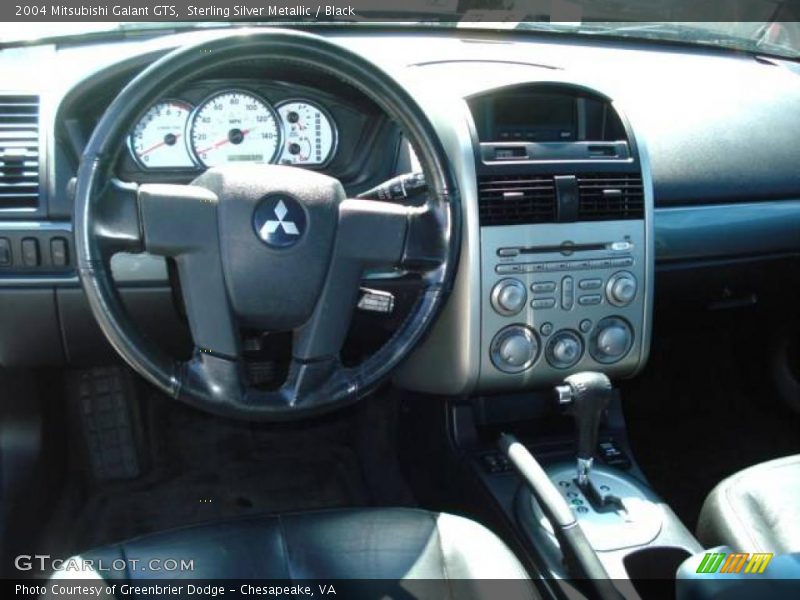 Sterling Silver Metallic / Black 2004 Mitsubishi Galant GTS