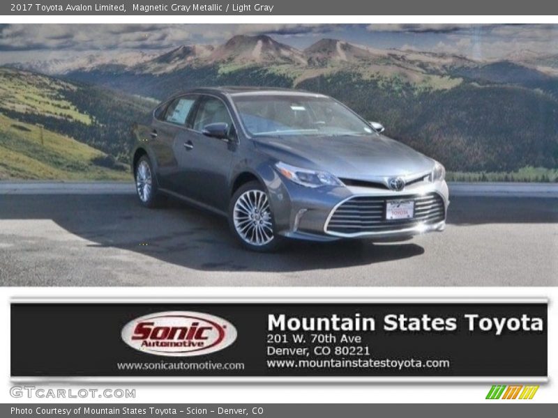 Magnetic Gray Metallic / Light Gray 2017 Toyota Avalon Limited
