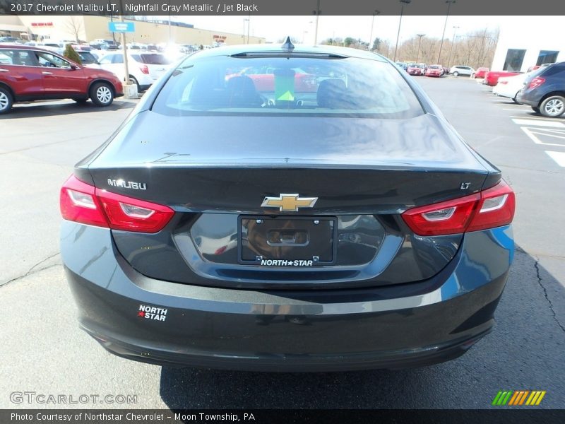 Nightfall Gray Metallic / Jet Black 2017 Chevrolet Malibu LT