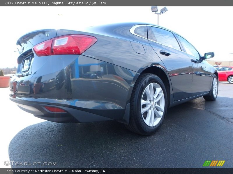 Nightfall Gray Metallic / Jet Black 2017 Chevrolet Malibu LT