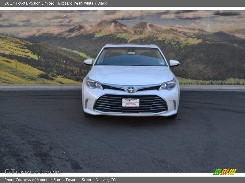 Blizzard Pearl White / Black 2017 Toyota Avalon Limited