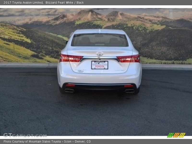 Blizzard Pearl White / Black 2017 Toyota Avalon Limited