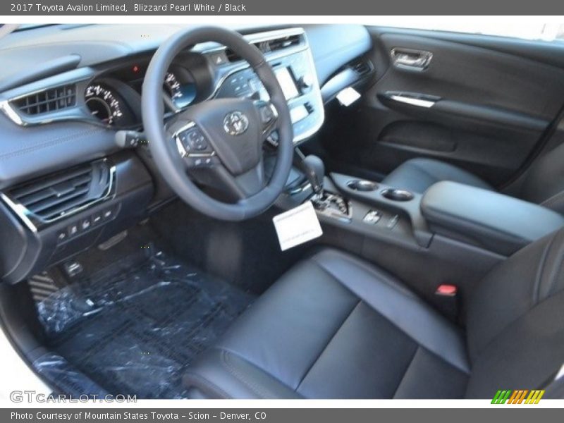 Blizzard Pearl White / Black 2017 Toyota Avalon Limited