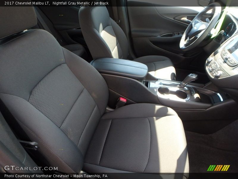 Nightfall Gray Metallic / Jet Black 2017 Chevrolet Malibu LT